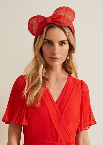 Phase Eight Padded Bow Hats Orange Canada | KEZDNC-149